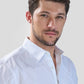 Xkind White Embroidery Full Sleeve Shirt | Swadesiicart