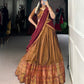 Lorenvalley Fashion Mustard Narayan Pet Silk Zari Weaving Work Lehenga Choli with Dupatta - Swadesiicart