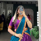 Lorenvalley Fashion Purple Narayan Pet Silk Zari Weaving Work Lehenga Choli with Dupatta - Swadesiicart