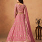 Anaita Pink Organza Lehenga Choli With Heavy Embroidery Work