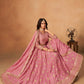 Anaita Pink Organza Lehenga Choli With Heavy Embroidery Work