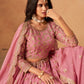 Anaita Pink Organza Lehenga Choli With Heavy Embroidery Work