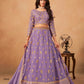 Anaita Lavender Organza Lehenga Choli With Heavy Embroidery Work