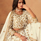 Anaita White Organza Lehenga Choli With Heavy Embroidery Work