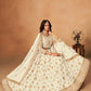 Anaita White Organza Lehenga Choli With Heavy Embroidery Work