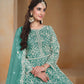 Anaita Sea Green Embroidered Net Anarkali Suit