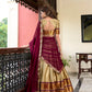Lorenvalley Chiku Cotton Silk Weaving Work With Paithani Concept Lehenga Choli | Swadesiicart