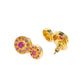 Zaveri Pearls Pink Gold-Polished Cubic Zirconia Studded Jewellery Set - Swadesiicart