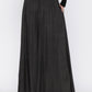 Juniper Women Black Rayon Printed Flared Palazzo | Swadesiicart