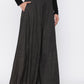 Juniper Women Black Rayon Printed Flared Palazzo | Swadesiicart