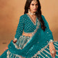Anaita Teal Green Art Silk Lehenga Choli With Embroidery Work