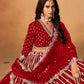 Anaita Red Art Silk Lehenga Choli With Embroidery Work