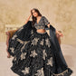 Anaita Black Heavy Art Silk Lehenga Choli With Embroidery Work