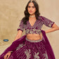 Anaita Maroon Heavy Art Silk Lehenga Choli With Embroidery Work