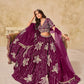Anaita Maroon Heavy Art Silk Lehenga Choli With Embroidery Work