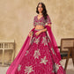 Anaita Magenta Heavy Art Silk Lehenga Choli With Embroidery Work