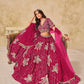 Anaita Magenta Heavy Art Silk Lehenga Choli With Embroidery Work