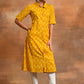Aks Ethnic Motifs Printed Pure Cotton Straight Kurta