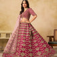 Anaita Maroon Art Silk Lehenga Choli With Heavy Embroidery Work