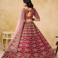 Anaita Maroon Art Silk Lehenga Choli With Heavy Embroidery Work