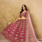 Anaita Maroon Art Silk Lehenga Choli With Heavy Embroidery Work