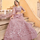 Anaita Purple Net Lehenga Choli With Embroidery & Sequence Work