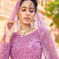 Anaita Purple Net Lehenga Choli With Embroidery & Sequence Work