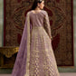 Anaita Purple Embroidered Net Anarkali Suit