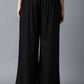 W for Woman Black Tailored Volume Pants