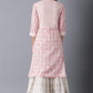 W for Woman Blush Pink Straight Floral Print kurta