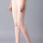 W for Woman Blush Pink Solid Tights
