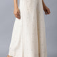 W for Woman Beige Printed Flared Pants