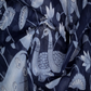 Shades of Dark Navy Blue And Grey With Pichwai Print Munga Cotton Saree By Gayathri Reddy Designer Studio | Swadesiicart