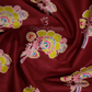 Block Print Maroon Coloured Mulmul Cotton Saree By Gayathri Reddy Designer Studio | Swadesiicart