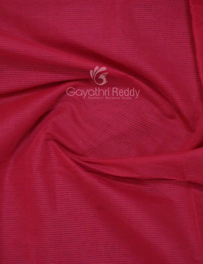Dual Shades of Pinkish Pure Mangalgiri Cotton By Gayathri Reddy Designer Studio | Swadesiicart