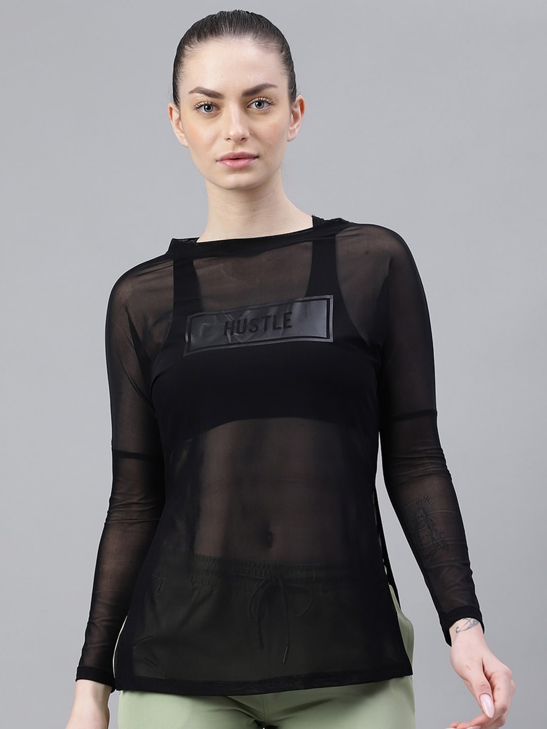MKH Typography Printed Dri FIT Relaxed Fit Sports T-shirt - Swadesiicart