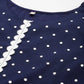 Ahalyaa Women's Traditional wear Ethnic Dress - Navy Blue | Swadesiicart