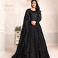 Anaita Black Embroidered Net Anarkali Suit