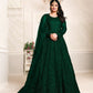 Anaita Green Embroidered Net Anarkali Suit