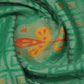 Sea Green Colour With Orange Blouse Cotton Brasso Saree By Gayathri Reddy Designer Studio | Swadesiicart