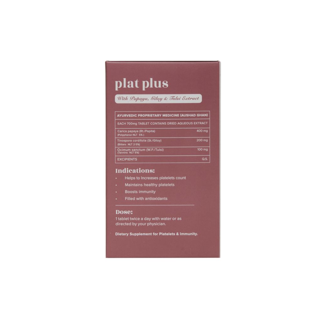 Baidyanath Jhansi Ayurvedant Plat Plus Tablets - Swadesiicart