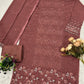 Anaita Purple Fox Georgette Suit with Embroidery & Sequence Work