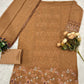 Anaita Brown Fox Georgette Suit with Embroidery & Sequence Work