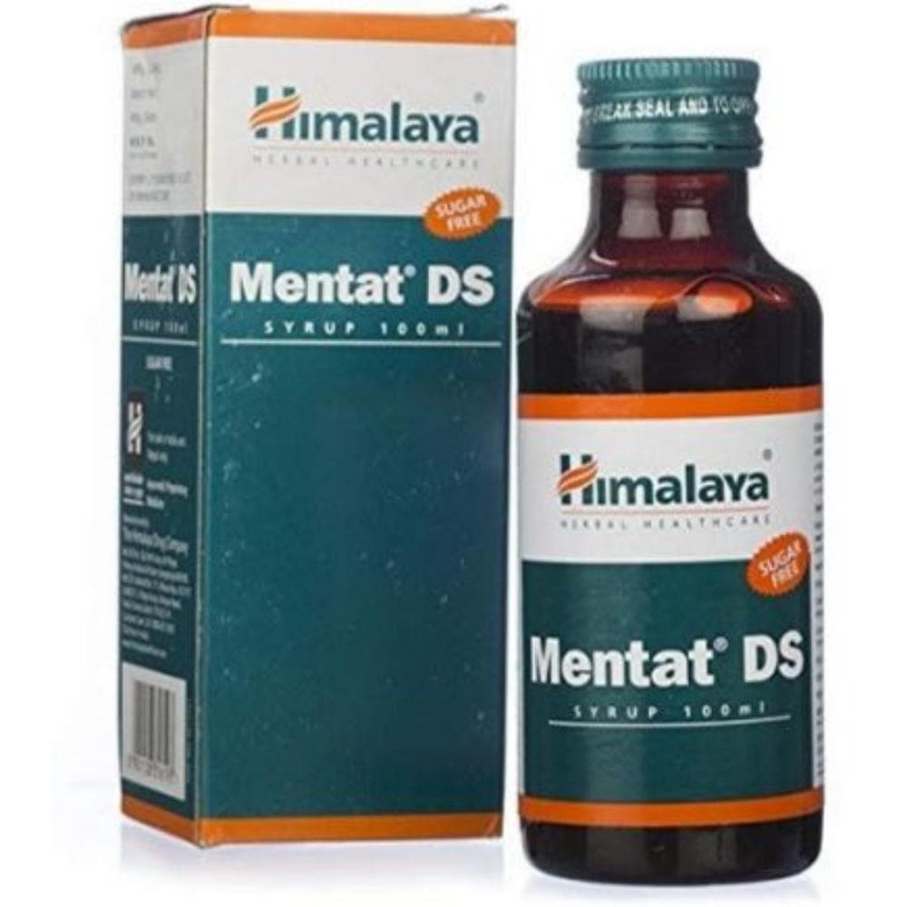 Himalaya Herbals Mentat DS Syrup | Ayurvedic Brain Tonic for Memory, Focus & Cognitive Health