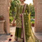 Anaita Mehendi Faux Georgette Readymade Suit with Embroidery & Moti Work