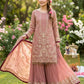Anaita Pink Faux Georgette Readymade Suit with Embroidery & Moti Work
