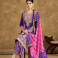 Anaita Purple Chinon Sequence Embroidered Readymade Salwar Suit