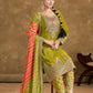 Anaita Green Chinon Sequence Embroidered Readymade Salwar Suit
