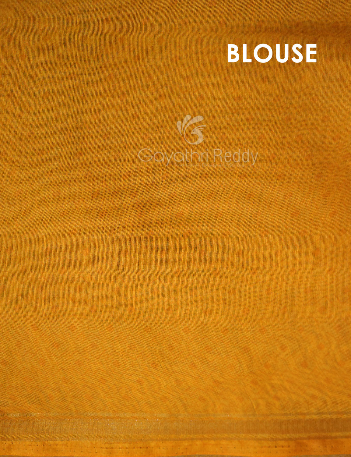 Shades of Cream And Haldi Colour Blouse Patola Print Semi Chanderi Saree By Gayathri Reddy Designer Studio | Swadesiicart