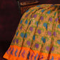 Pastel Peach All Over Printed Semi Chanderi Saree By Gayathri Reddy Designer Studio | Swadesiicart
